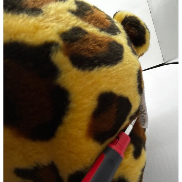 Kozik x Kidrobot Leopard Print  Labbit with Mustache 10" Plush Stuffed Animal 20 - Picture 6 of 10